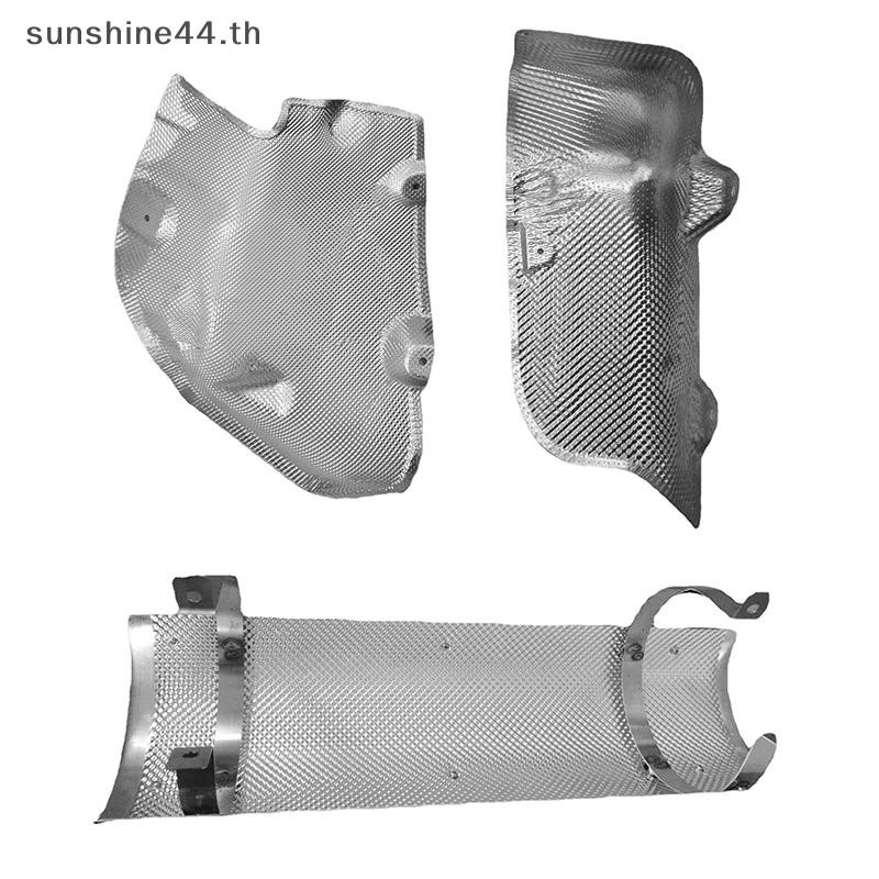 FOURSUN นูนอลูมิเนียมความร้อน Firewal ชั้นกระทะถังน้ํามันเงิน Turbo Manifold อลูมิเนียม TH