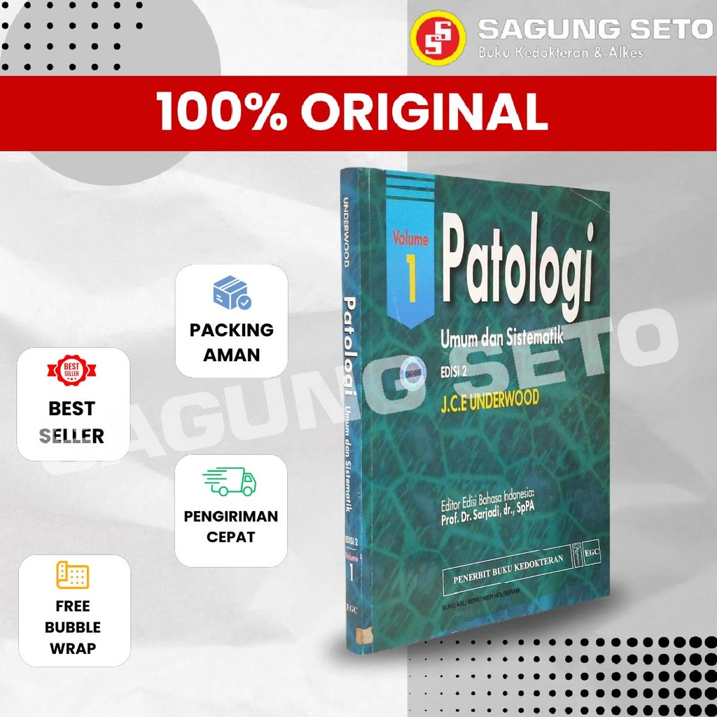 GENERAL & SYSTEMATIC PATHOLOGY BOOK VOL.1 ED.2 - JNE UNDERWOOD