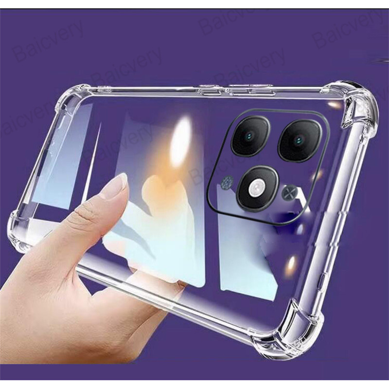 สําหรับ ITEL A90 A6610L ฝาครอบซิลิโคนอ่อนนุ่มกันกระแทกโปร่งใส