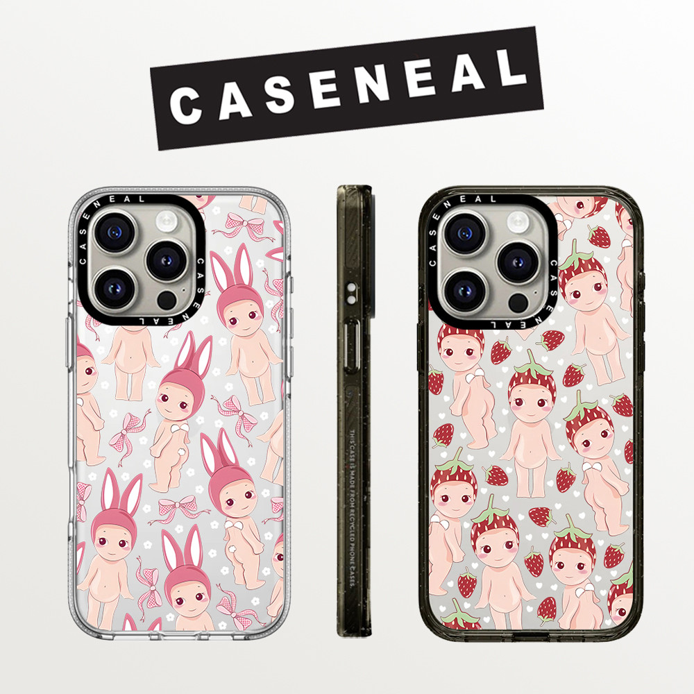 Drop proof glitter CASENEAL เคสโทรศัพท์ใสสําหรับ iPhone 16promax 16pro 15Pro 15promax 14promax 13pro Sonny Angel เคสแข็งสําหรับ 12promax อะคริลิค iPhone 13 กรณีคุณภาพสูง