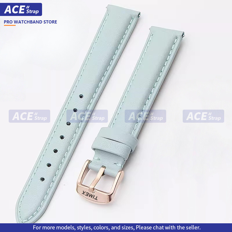 เหมาะสายนาฬิกา TIMEX แบบหนังนิ่ม ขนาด 12mm 14mm 16mm 18mm 20mm 22mm สายนาฬิกาแบบ Unisex - รูปที่ 2