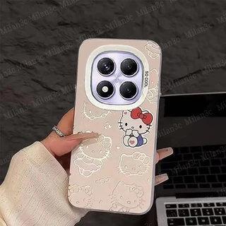 เคสสำหรับ Redmi Note 15 5G เคส Redmi Note 15 14 Pro 5G Redmi Note 15 14 Pro Plus เคสโทรศัพท์มือถือลายการ์ตูนสีชมพู Melody กันกระแทก แข็ง น่ารัก Katie