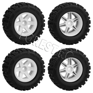 4PCS RC ล้อยาง 90 มม.ยาง Tyre 12 มม.Hex สําหรับ 1/16 1/18 RC รถ MJX Hyper Wltoys Axial SCX10 Traxxas อะไหล่อัพเกรด
