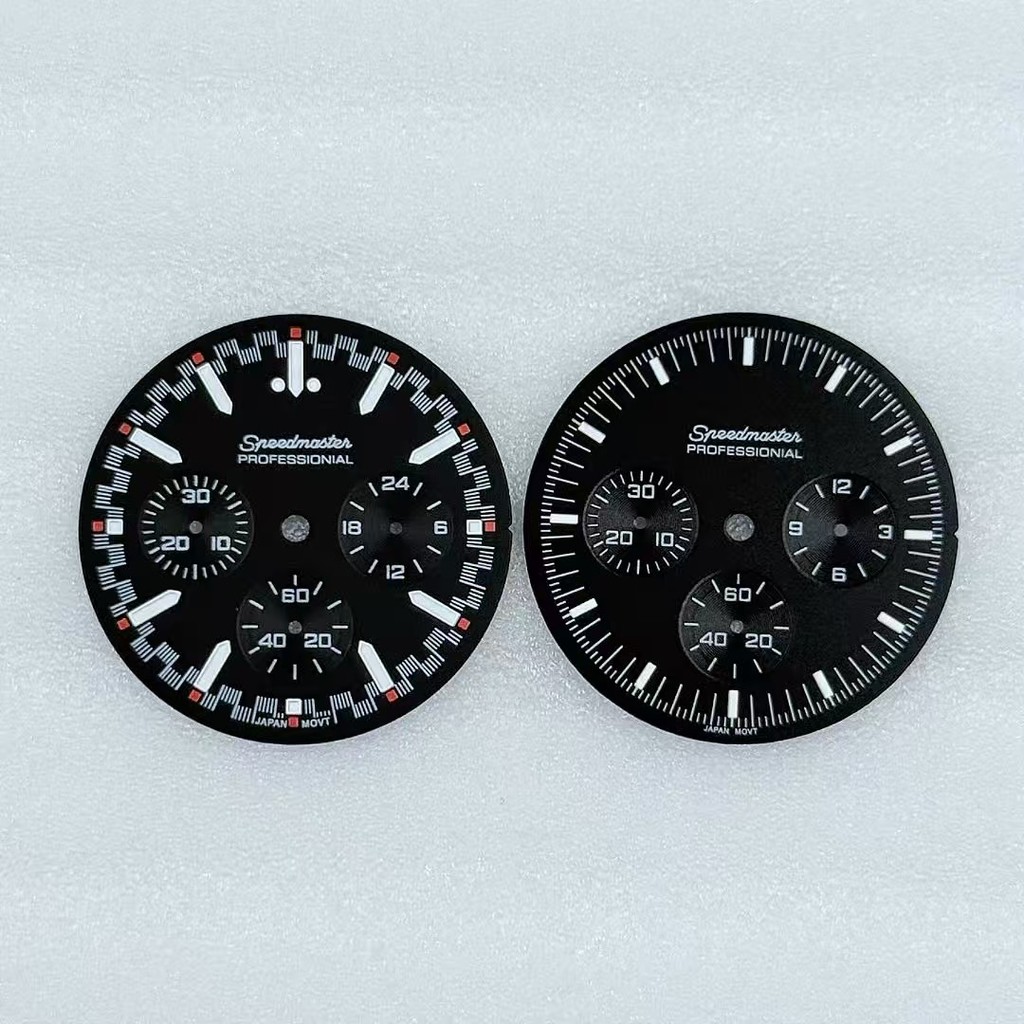 Speedmaster 32.5mm Dial Modification Accessories Multi-Function Timing 6-Need Dial VK63 Movement Sub