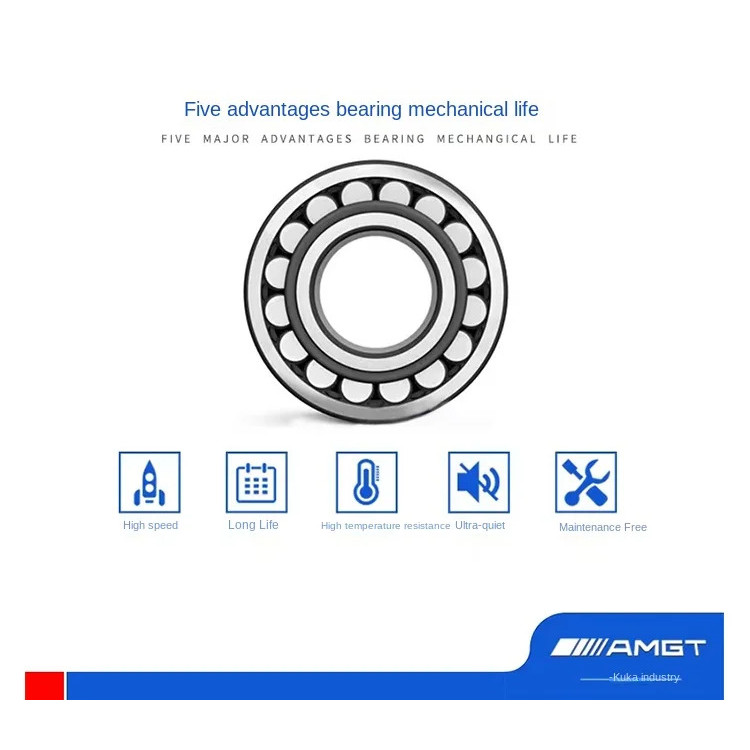 AMGT นําเข้าแบริ่งลูกกลิ้งทรงกระบอกประสิทธิภาพสูง N205 NJ205 NU NU NUP RN RNU NCF NF - รูปที่ 5