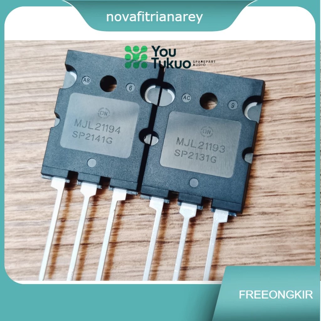 MJL21194 MJL21193 เดิมบนเซมิคอนดักเตอร์
