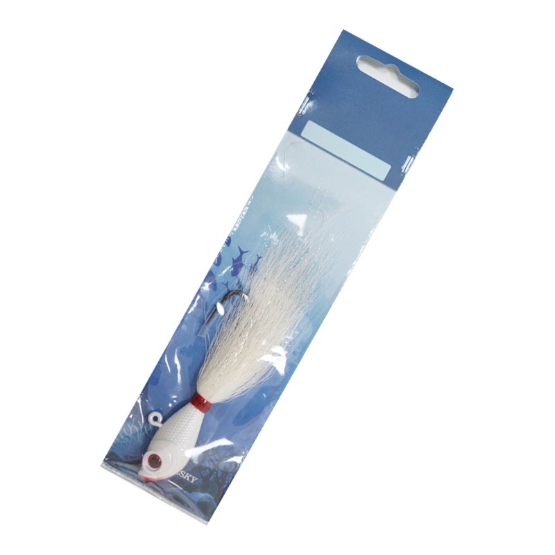 ACE Jig Head Swimbait Bucktail Jig 56g 2oz Hair Jig Glow Swimbait