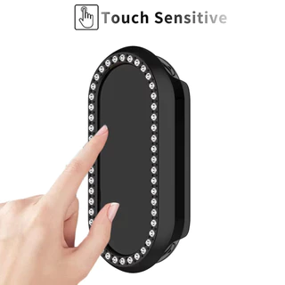 กรณี PC รูโดยไม่มีฟิล์มสำหรับ for Xiaomi Mi Band 9 10 NFC ป้องกัน Gores แข็งกันชน Bling เพชรป้องกันหน้าจอฝาอุปกรณ์เสริม