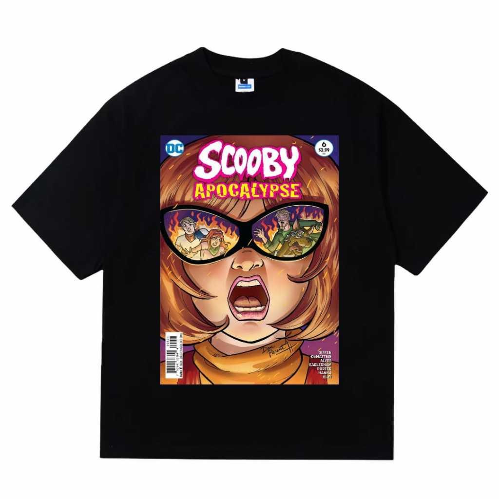 ScooBydoo Apocalypse Vintage Short Sleeve Black เสื้อยืด Unisex distro Another.space
