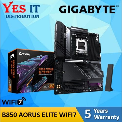 เมนบอร์ด GIGABYTE B850 AORUS ELITE WIFI7 AM5 ATX