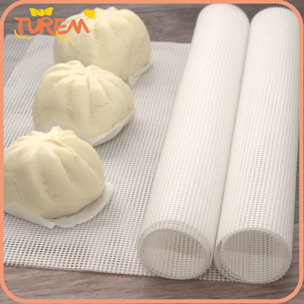 TUREM 1 ชิ้น Dehydrator แผ่น,ซิลิโคนแบบใช้ซ้ําได้ Steamer ตาข่าย Pad, เตาอบหนาอุปกรณ์ครัว Non-Stick อาหารผลไม้เครื่องเป่า Baking Mat