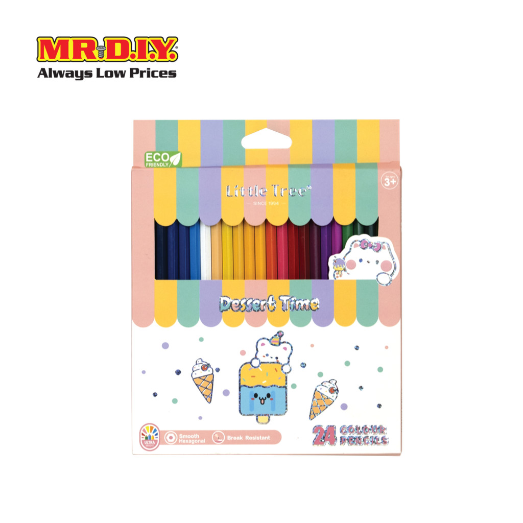 Little Tree ดินสอสีไม้ ECO Friendly จำนวน 24 สี