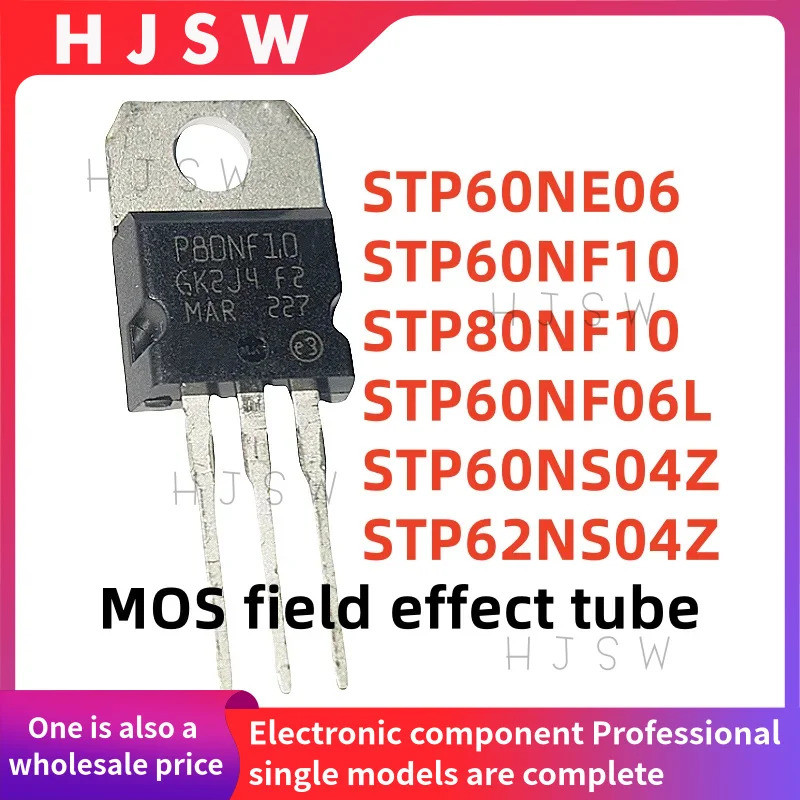 1-5PCS STP60NE06-16 P60NE06-16 STP60NF10 P60NF10 STP60NS04Z P60NS04Z STP60NF06L P60NF06L P62NS04Z P6