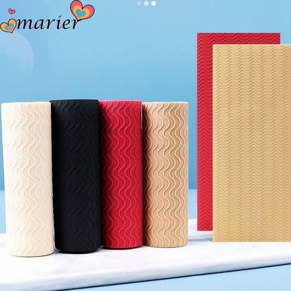 แผ่นกันลื่นเท้า MARIER, พื้นรองเท้าแบบมีกาวในตัวพื้นยางสติ๊กเกอร์กันลื่น, สติ๊กเกอร์ป้องกันพื้นดูดซับแรงกระแทกกันลื่นทนต่อการสึกหรอ