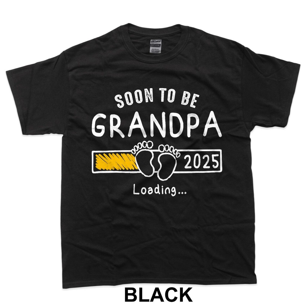 Soon To Be Grandpa 2025 โหลดส่งเสริม To Grandpa 2025 เสื้อยืด