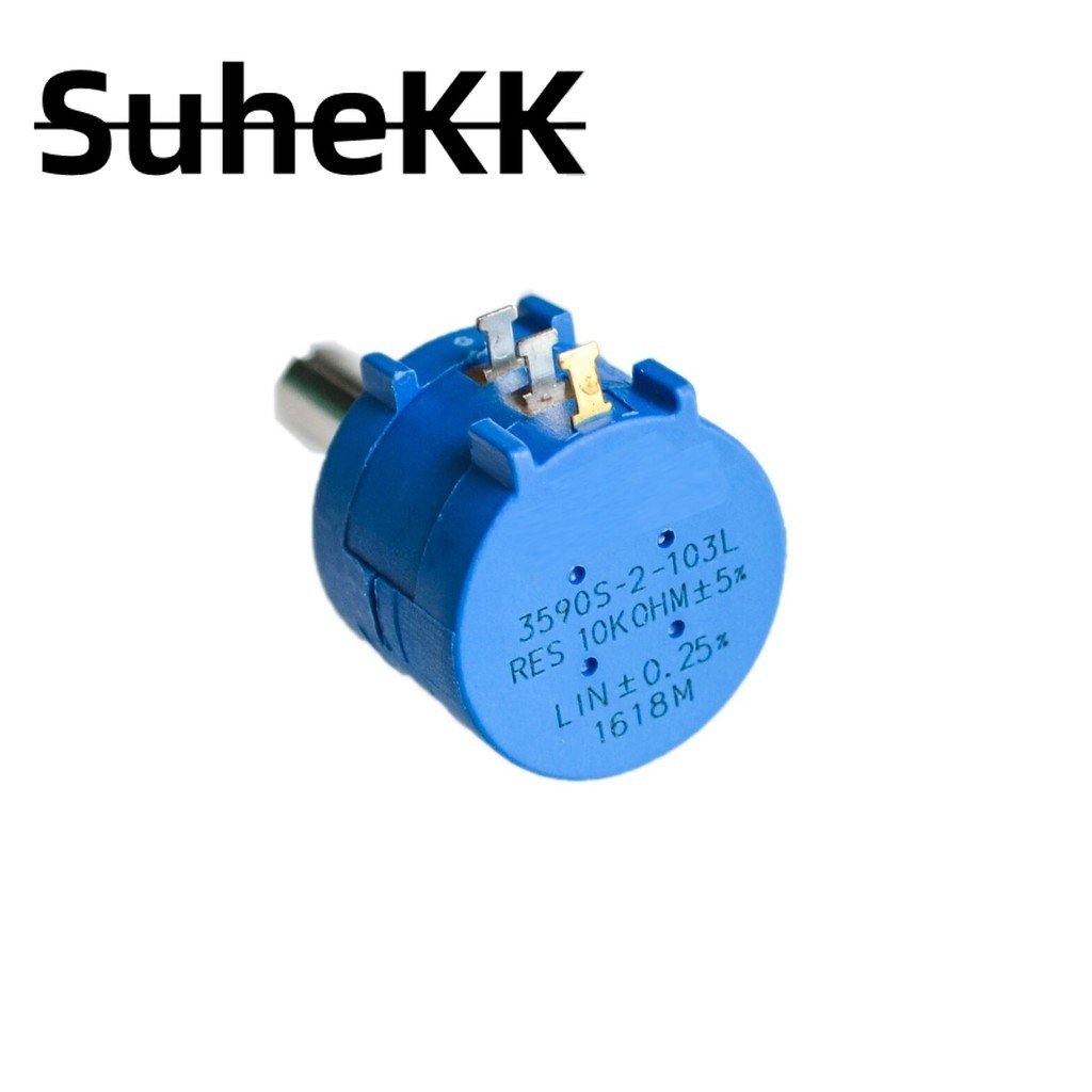3590s-2-103l/10k 20K 50K 100K precision multi-turn potentiometer (10 เปลี่ยน) สามารถปรับได้