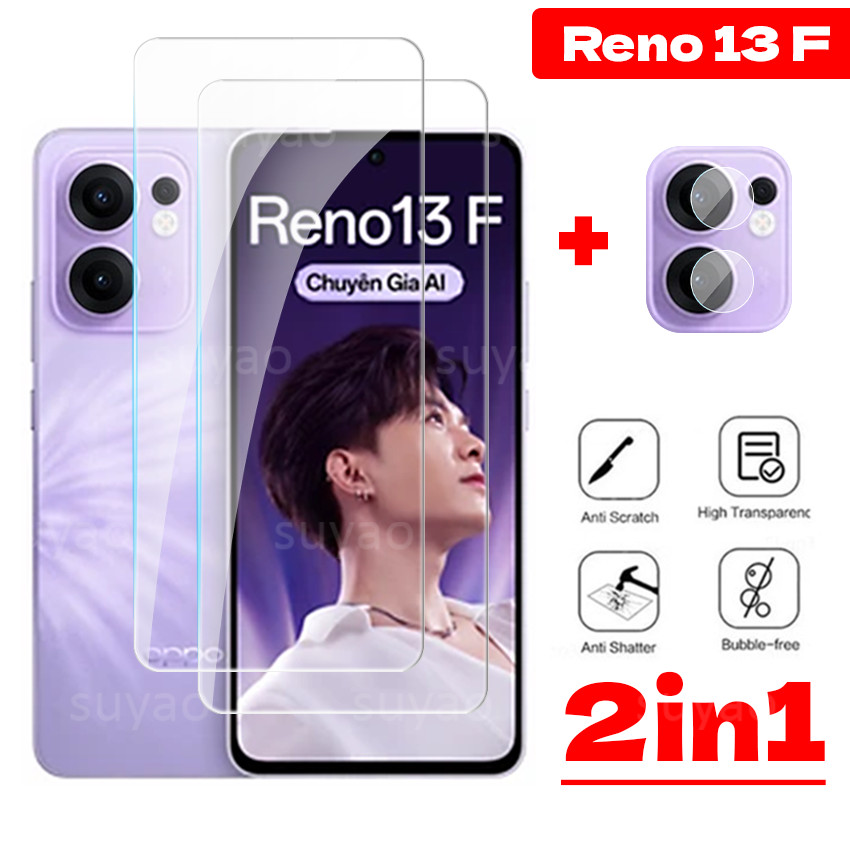 สําหรับOppo Reno 15 Pro Max 15F 13 F 13F 14 14F 2025 โทรศัพท์กระจกนิรภัยป้องกันหน้าจอฟิล์มกล้องReno15ProMax Reno13F Reno13 Reno15F 12F HD 9Hใสฝาครอบเลนส์