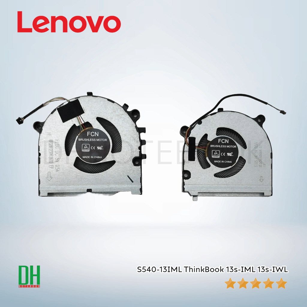 พัดลมระบายความร้อน Lenovo IdeaPad S540-13IML, ThinkBook 13s-IML, 13s-IWL, 14s-IML (L+R 1 คู่) - DH N