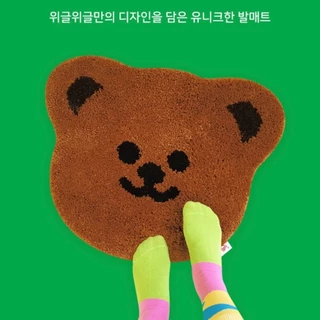 Wiggle Floor Mat / พรมขนนุ่ม วิกเกิ้ล / พรมซับน้ำ มียางกันลื่น