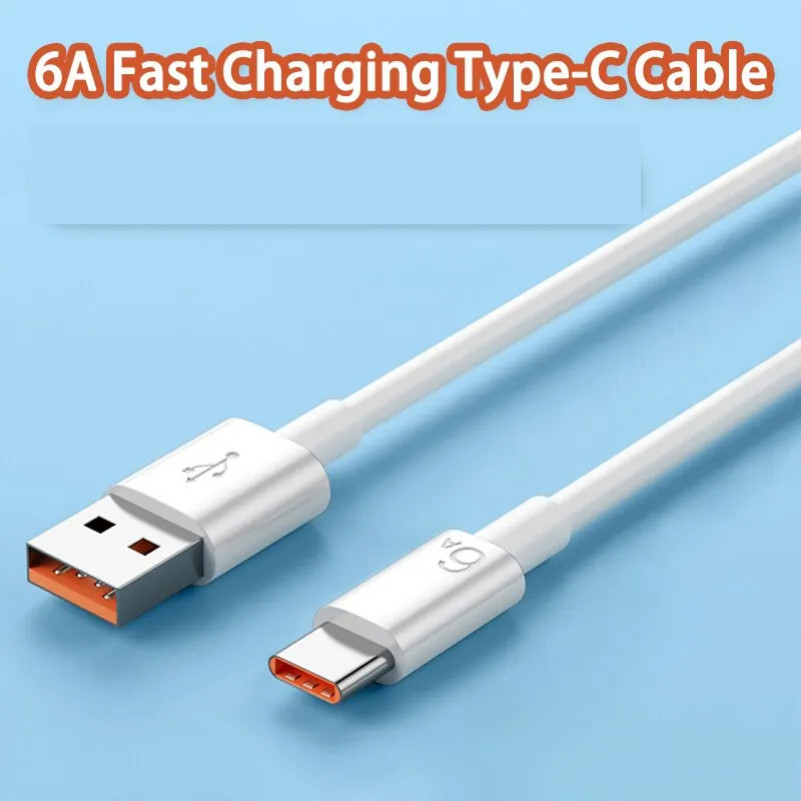 SAMSUNG 0.3m/1m/1.5m/2m 6A Fast Charging USB Type C Data CABLEโทรศัพท์มือถือสําหรับSamsung Xiaomi Super Quickชาร์จลวด
