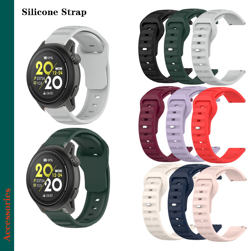 20 22 มม.แฟชั่นซิลิโคนอะไหล่สําหรับ COROS PACE 3 / 2 / APEX 2 Pro 3 42 มม.46 มม.