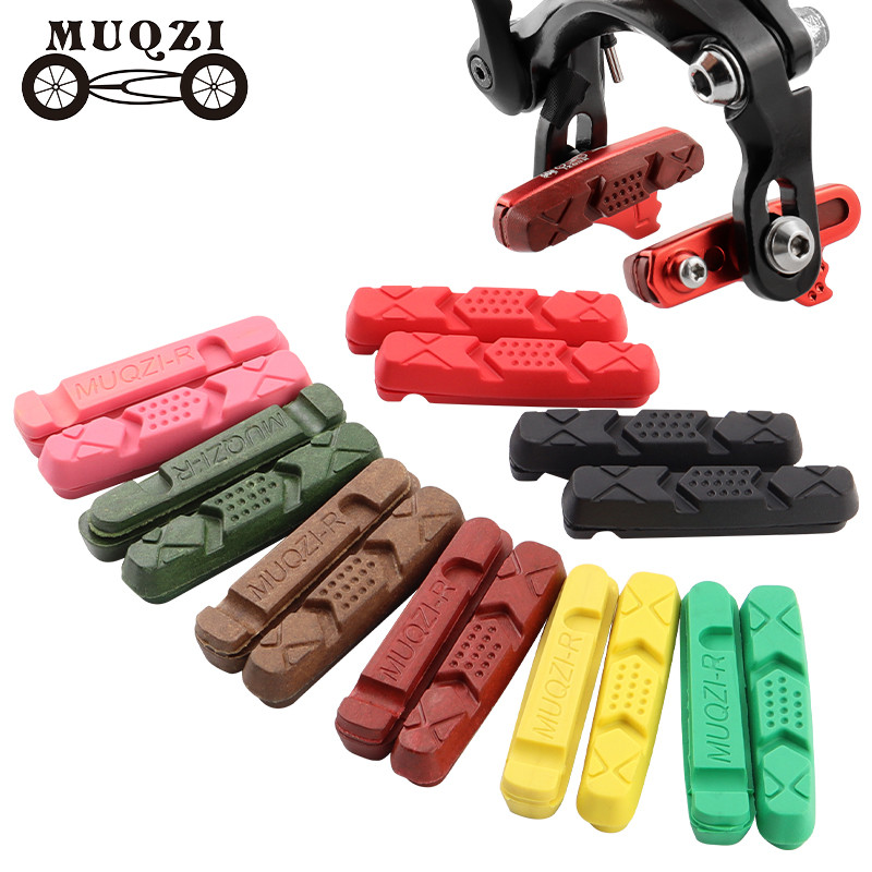 มิวซี ผ้าเบรคจักรยานเสือภูเขาจักรยานอัลลอยด์และล้อคาร์บอนผ้าเบรคจักรยานเบรคบล็อก