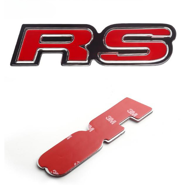 โลโก้รถ Honda RS 10th Gen Accord Civic INSPIRE Fit CURV Crown Road Sticker สีแดงดัดแปลง