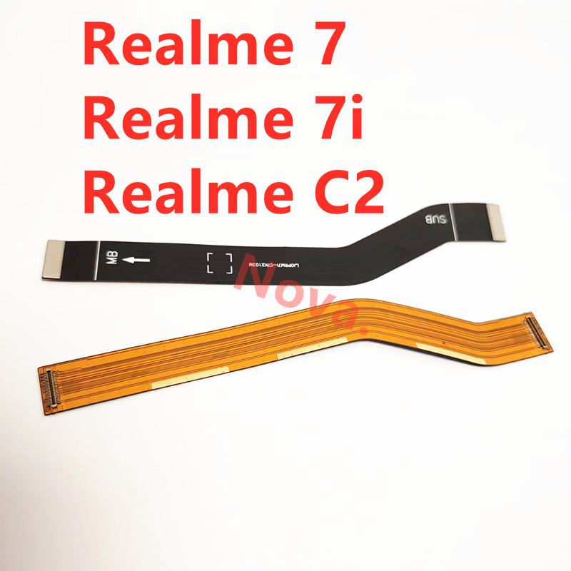 ตัวเชื่อมต่อเมนบอร์ดสําหรับRealme C2 7 7i LCDเมนบอร์ดบอร์ดหลักFlexส่วนโทรศัพท์มือถือ