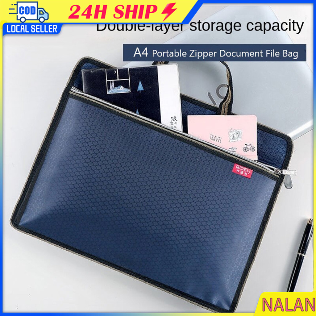 ร้านอยู่กทม.กระเป๋าเอกสาร 15นิ้ว กันน้ำ มีซิป labtop bag กระเป๋าธุรกิจ ใส่โน๊ตบุ๊ค สํานักงาน โรงเรียน