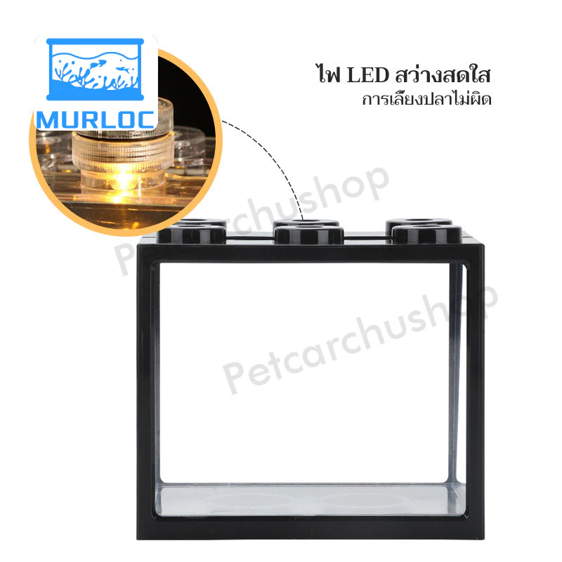 ตู้ปลากัด พร้อมไฟ LED หลายขนาด กะทัดรัด ดูแลง่าย thumbnail 8