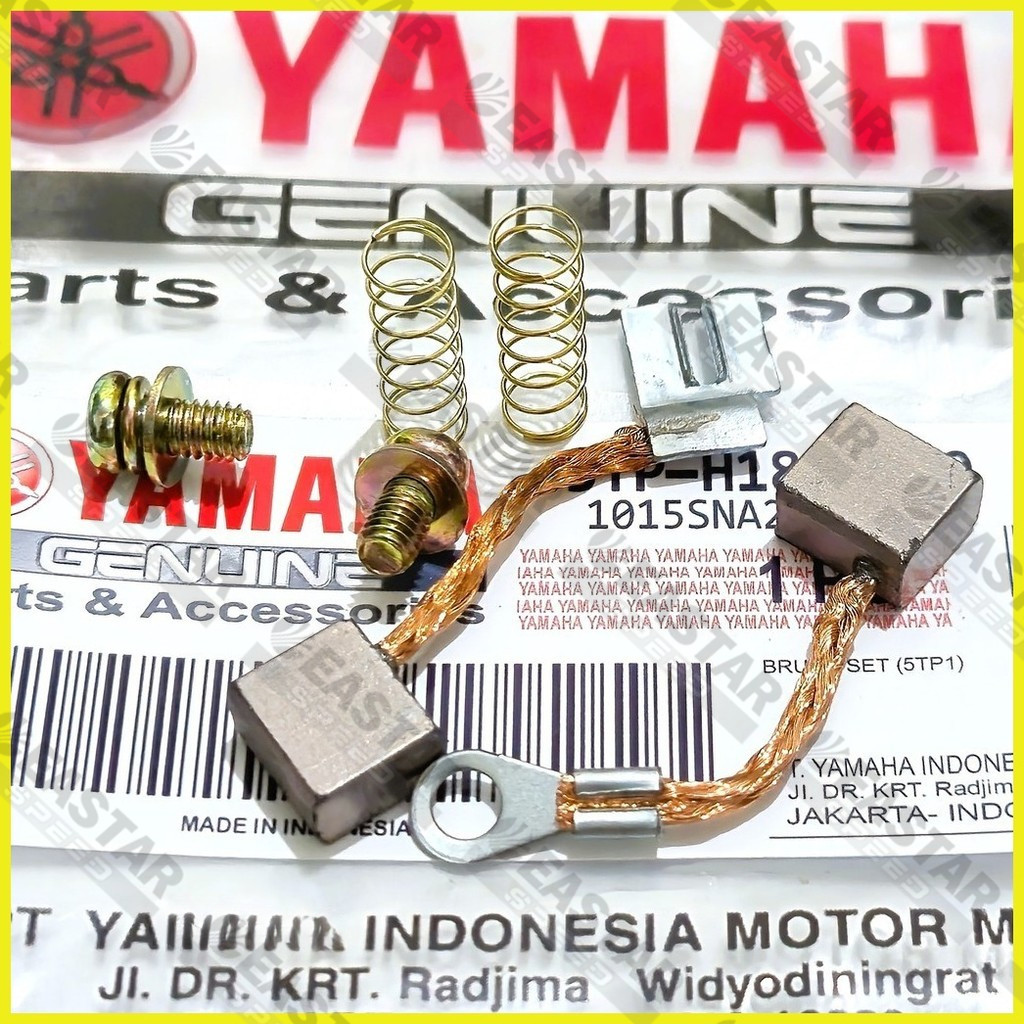 ชุดแปรงคาร์บอนสําหรับ Sniper135/150 Nmax MIO M3 MSI125 FZ16 YTX125 Mio i125 5TP-H1801-00