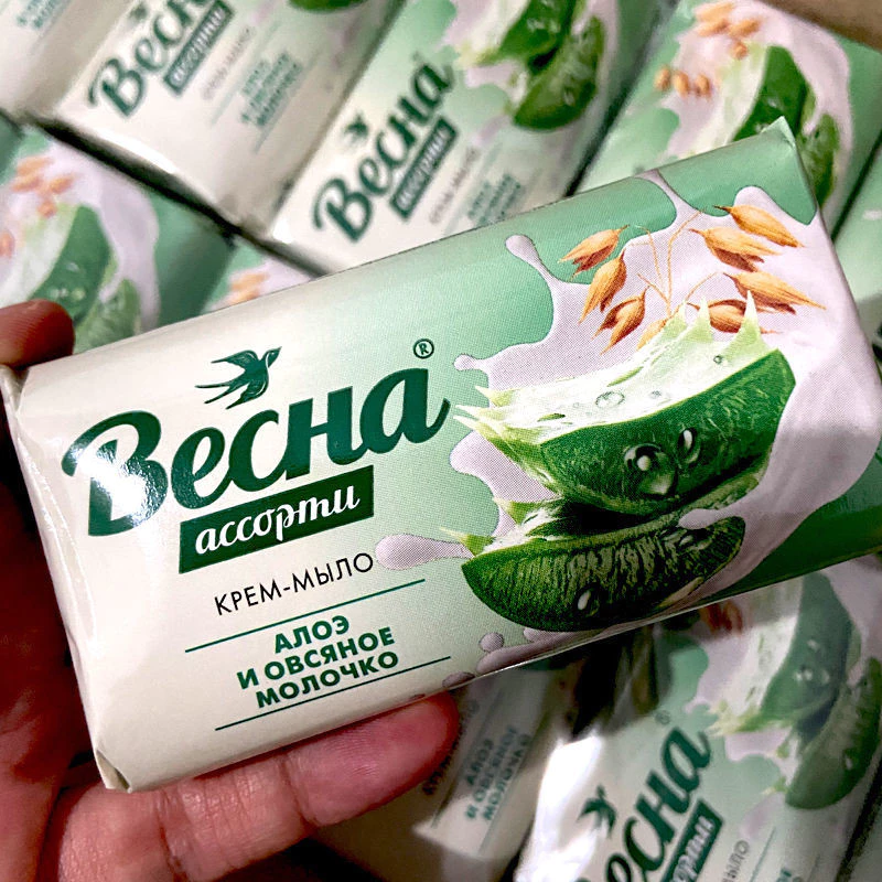 สบู่รัสเซีย BECHA สูตรว่านหางจระเข้และน้ำผึ้ง 90g thumbnail 5