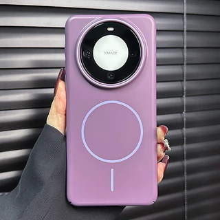 สําหรับ Honor X9D X9C X9A X9B X8C X7D X6C X5C Plus X9C Smart เคสโทรศัพท์แม่เหล็กเคลือบด้านบางเฉียบสีทึบกันกระแทกซิลิโคนแข็งปก