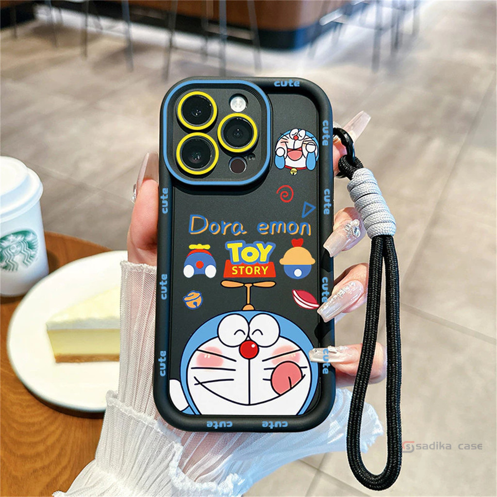 เคสไอโฟน โดเรมอน สำหรับ IPhone 11 15 16 13 12 14 Pro Max XR X XS Max 7 8 15 Plus เคส IPhone เคสไอโฟน 13 11 16 15