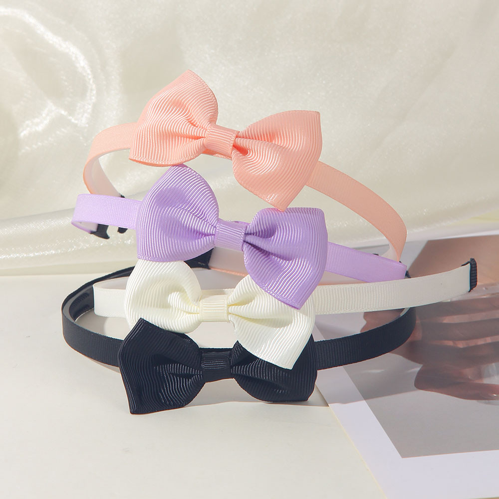 แฮนด์เมดกุทัณฑ์จีบสำหรับเด็ก สีทึบ คาดศีรษะน่ารัก เจ้าหญิง อุปกรณ์ผม