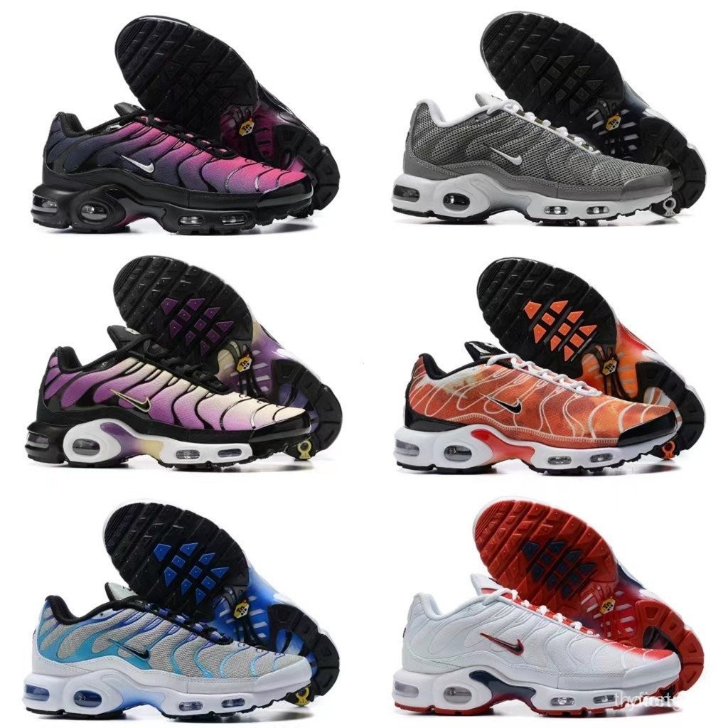 รองเท้าวิ่งมาราธอน Air Max Plus TN น้ำหนักเบาทึ้งลมสำหรับการวิ่งระยะไกล 2LRI XHR8