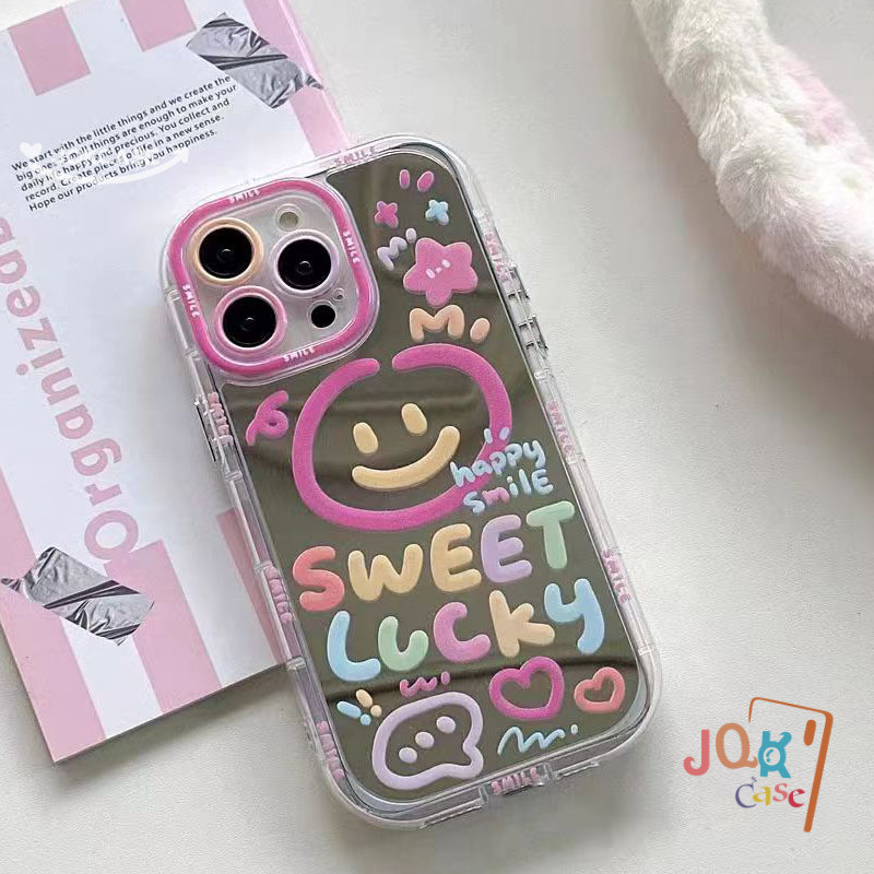 เคสไอโฟนXR หน้ายิ้ม ความรัก สำหรับ IPhone 12 16 13 11 14 15 Pro Max XR XS X 8Plus 7Plus Max 7 8 Plus SE เปลือกนิ่ม เคส