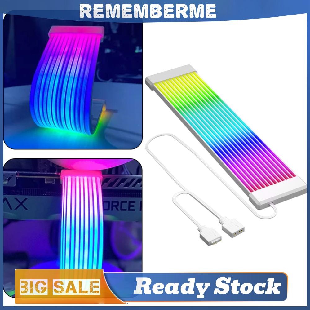🚚จัดส่งในกรุงเทพฯ🚚5v 3Pin ARGB Sync PC Cables 24Pin PSU RGB Cable Extensions แถบไฟ LED