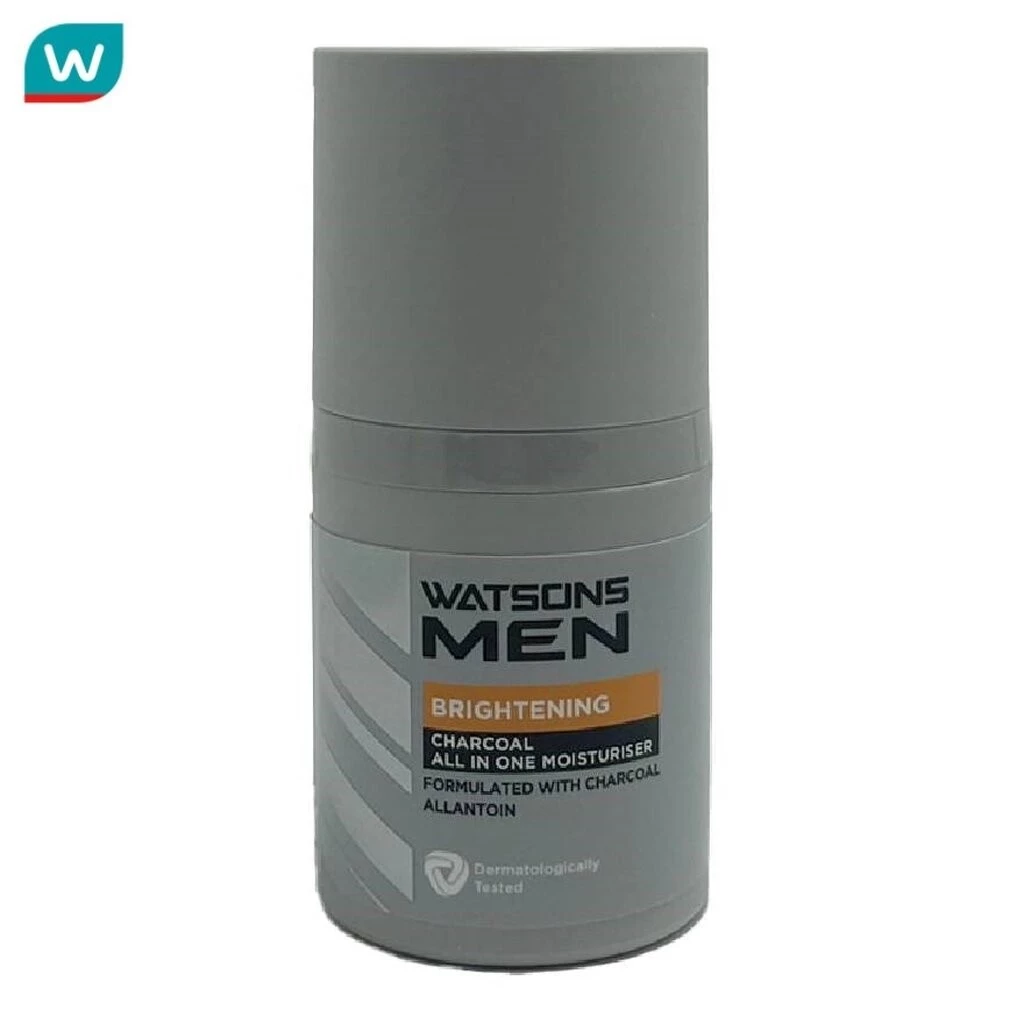 Watsons วัตสัน เมน ไบร์ทเทนนิ่ง ชาร์โคล ออล อิน วัน มอยเจอร์ไรเซอร์ 50มล.