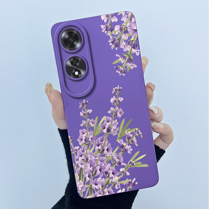 เคสโทรศัพท์สําหรับoppo A60 4Gการออกแบบใหม่น่ารักการ์ตูนดอกไม้Matte SquareซิลิโคนเหลวปลอกสําหรับOppo A 60 4G CPH2631 Advanced Senseปกหลัง ราคา ถูกที่สุด ดีลบีเคเค แกลเลอรีภาพที่ 9