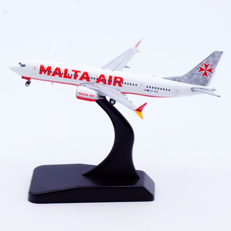 JC Wings 1: 400 Maerta Airlines โบอิ้ง B737-MAX8 9H-VUA โมเดลเครื่องบินโลหะผสม