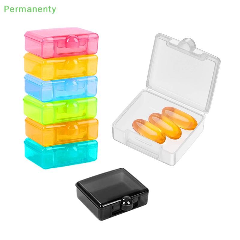 Permanenty Mini Organizer กรณีกล่องยาแท็บเล็ต Pill Case Travel Drug Dispenser คอนเทนเนอร์กล่องยา Dispensing กล่องสินค้าดี