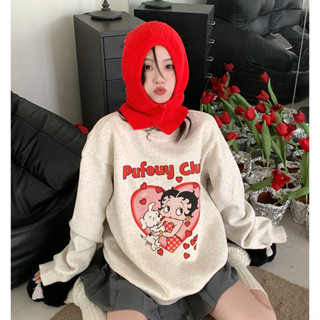 (จัดส่งตลอด 24 ชั่วโมง）Angle Officialไหมพรม สเวตเตอร์ Betty …