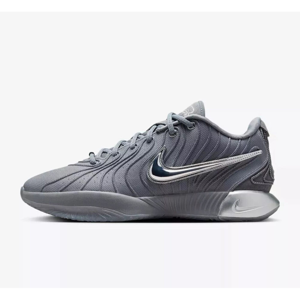 รองเท้าบาสเก็ตบอล Nike LeBron 21 สี Cool Grey
