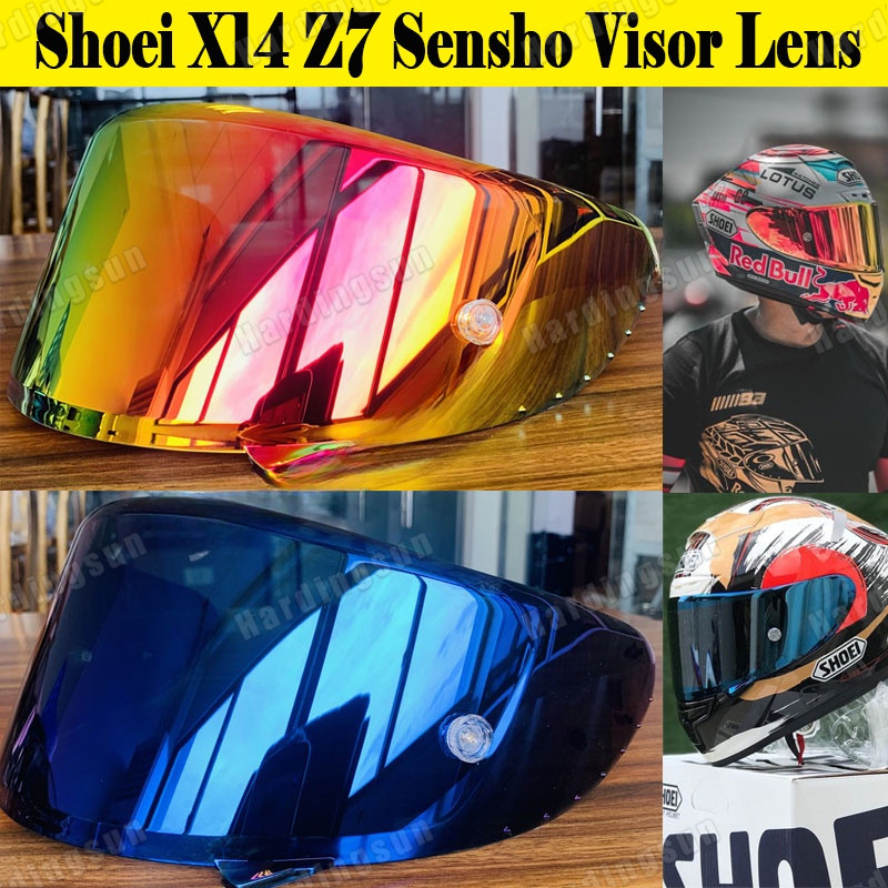 Shoei X14,Z7 เลนส์Visor Z-7, CWR-1, RF-1200 X-spirit REVO30 หมวกกันน็อคVisor Face Protector Anti UVเลนส์หมวกกันน็อครถจักรยานยนต์