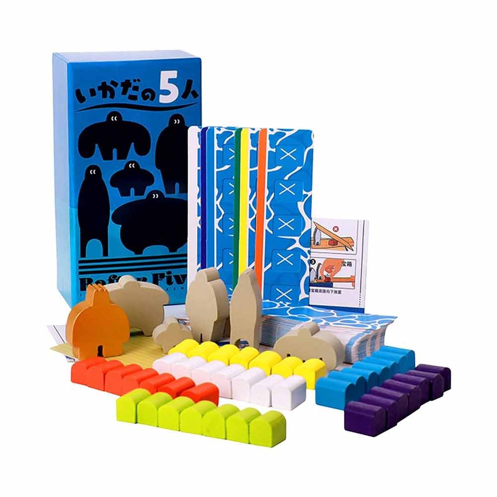 Rafter Five, Family Game Board Game board game cards