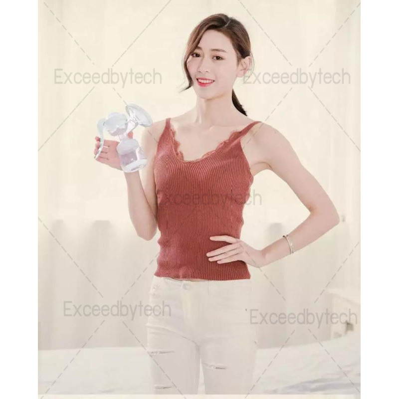 BUYBUYTECH breast pump เครื่องปั๊มนม เครื่องปั๊มนมคอเฉียง ที่ปั๊มนมสำหรับคุณแม่ ที่ปั๊มนมแบบมือ ชุดปั้มนม 4.6 PUMP รูปที่ 6