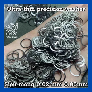 Adjust Washer ปะเก็นชิมบางเฉียบเพื่อปรับ SHIMANO, DAIWA, รอกตกปลา ABU...- เครื่องซักผ้า Shim