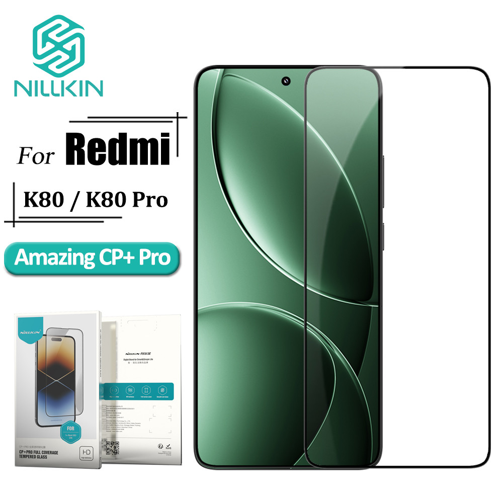 Nillkin CP+ Pro กระจกนิรภัยสําหรับ Redmi K80 Pro / Redmi K80 9H ตัวป้องกันหน้าจอป้องกันการระเบิด