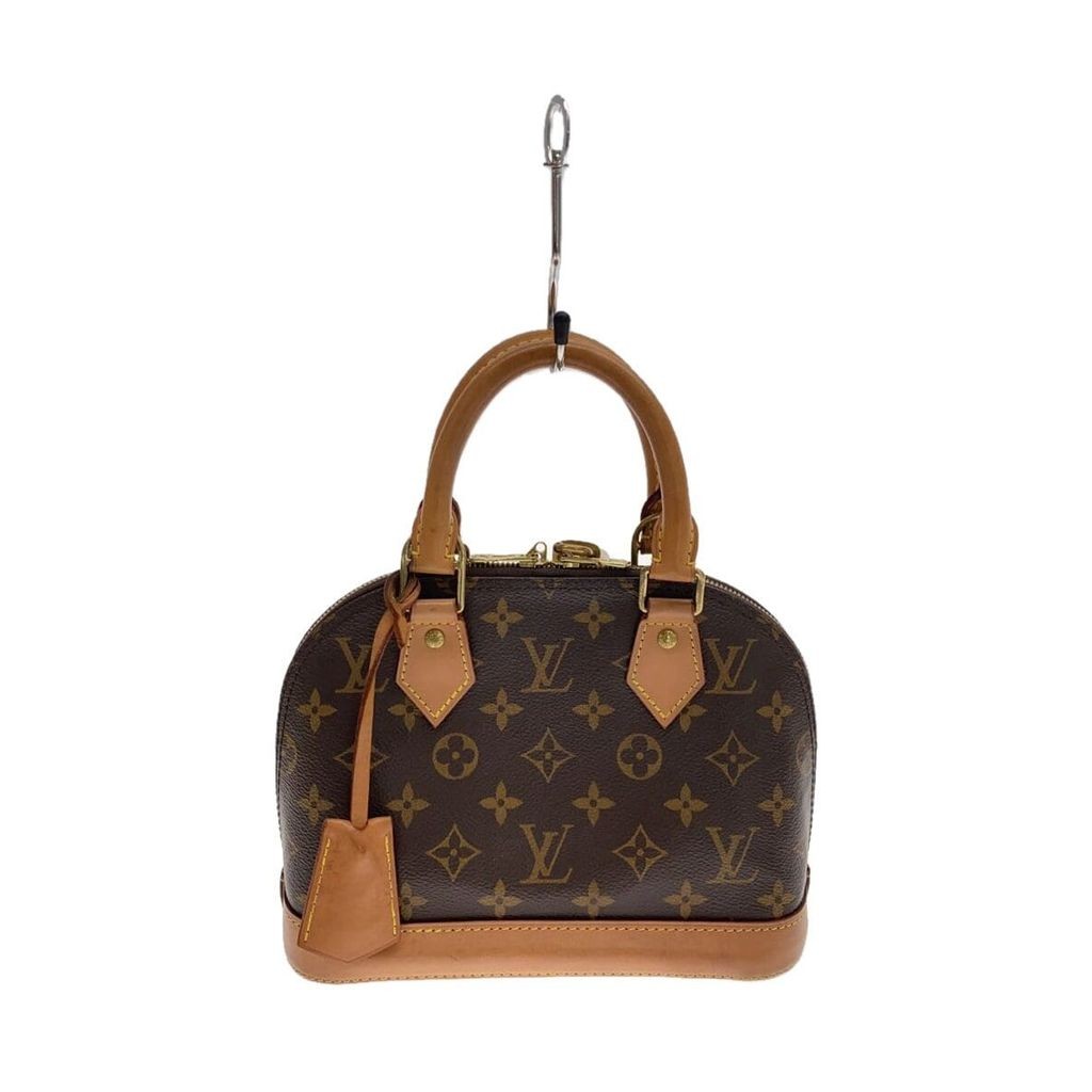 Louis VUITTON กระเป๋าถือ Alma BB_Monogram Canvas_Brown PVC BRW ส่งตรงจากญี่ปุ่น มือสอง
